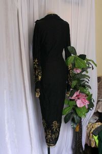 Elegant Black &amp; Gold Dress