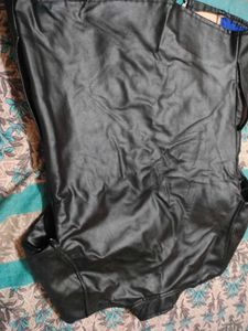 Black Faux Leather Jacket