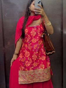Festive Pink Kurta Set
