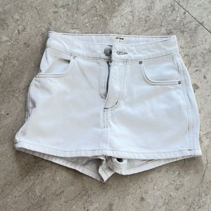 Cotton On cream Denim skorts