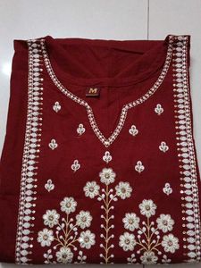 Elegant Embroidered Kurta
