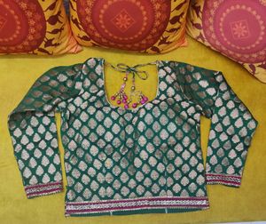 Brocade Padded Blouse