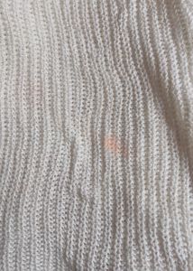 Cream Knit Sleeveless Top