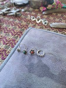 Boho Nose Rings (Set of 4) 925 silver