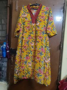 Floral Print Kurta Set