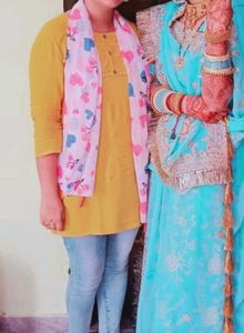 Mustard Yellow Kurti