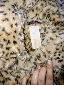 Leopard Print Imported Fur Coat