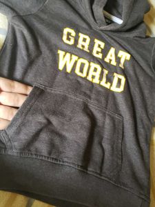 Great World Grey Hoodie