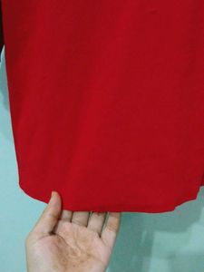 Red Embellished Top