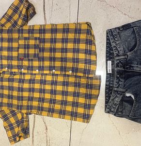 Aesthetic Shirt Plaid Pattern Unisex
