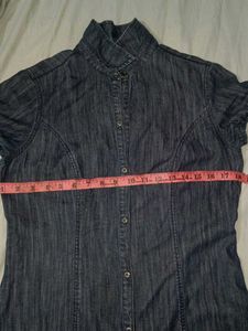 Denim Shirt Dress/Top