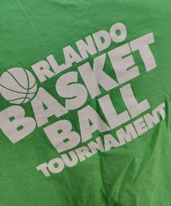 Green Orlando Basketball Tournament Tee