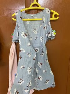 Floral Print Mini Dress