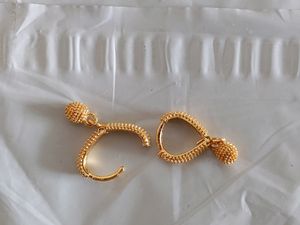 Gold Plated Earrings. UnUsed. Got It From Lucknow