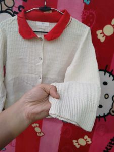 Peter Collar Cardigan