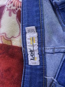 Low Waist Blue Denim Jeans