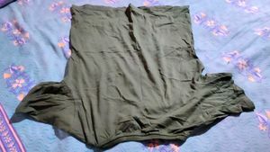 Olive Green Casual T-Shirt