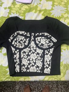 Floral Corset Top