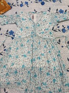 Floral Print Dress &amp; Pant Set