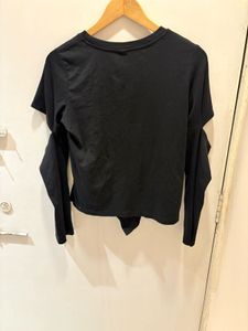 Cutout Long Sleeve Top