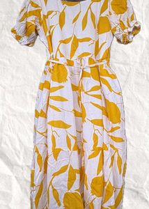 Floral Print Midi Dress