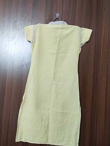 Casual Yellow Kurti