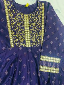 Elegant Purple Kurta Set