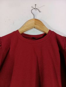 Casual Maroon Top (Women)