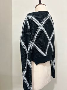 Patterned Knit Sweater