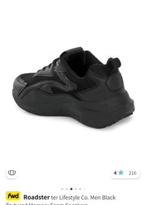 Roadster Black Men Shoes