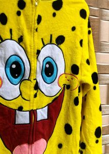 Spongebob Onesie soft woolen jumpsuit