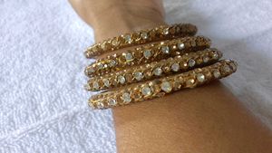 Golden Bangle Set