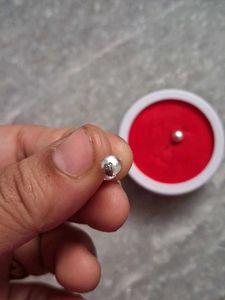 Silver Ball Stud Earrings