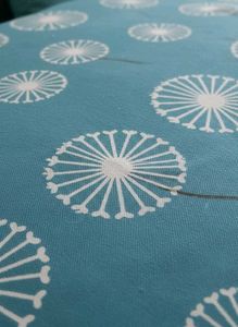 Teal Dandelion Print Bedsheet Set