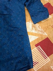 Blue Patterned Shirt