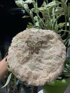 Fuzzy Butterfly Handbag