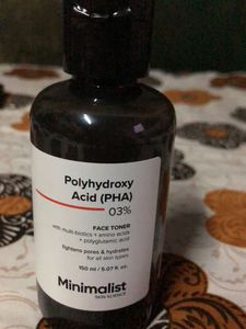 Minimalist PHA Toner