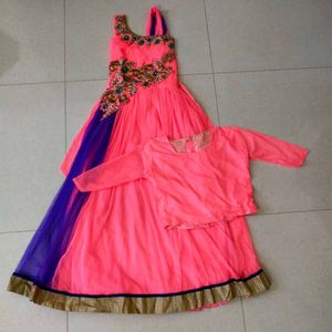 Cute Pink Ethnic Dress