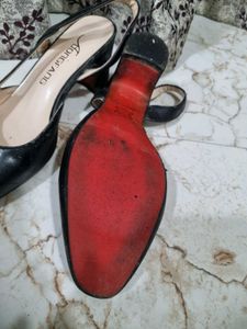 Black Slingback Heels