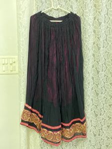 Pink &amp; Black Lehenga