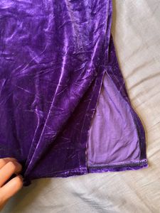 Purple Party Velvet Dress💜