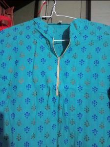 Combo Short Kurti 🩵+💙