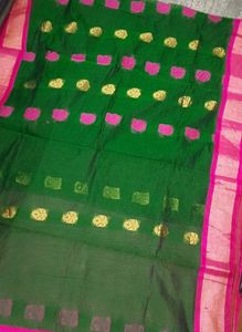 Fancy Green Saree
