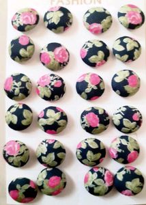 New Designer 60 Set 5 Dozen Velvet Work Stud Earri