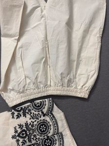 Embroidered Cotton Coord Set