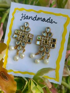 Handmade Pearl Drop Earrings