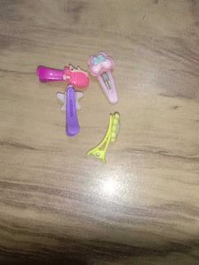 Cute Hair Clip( 4 ).Little Cleture ( 3 ).Rings(5)