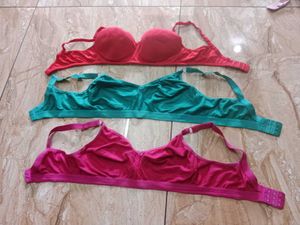 1 Padded And 2 Non Paddedbra Combo