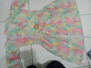 Floral Print Belted Dress