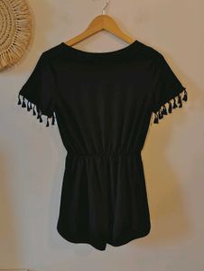 Shein Boho Black Playsuit